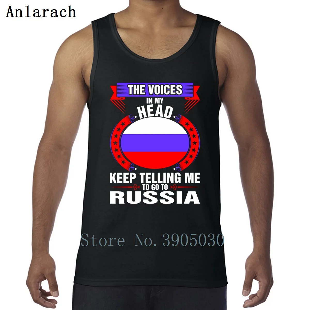 The Voices In My Head Go To Россия, жилет, стиль, хлопок, простая майка с надписью, Мужская майка, Модный летний креативный мужской топ