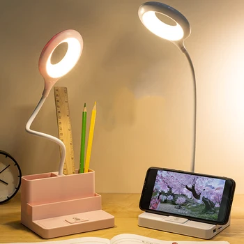 

LED Desk Lamps Bedside Lamp Led Lamp for Student to Study Home Office for Kids YU-Home