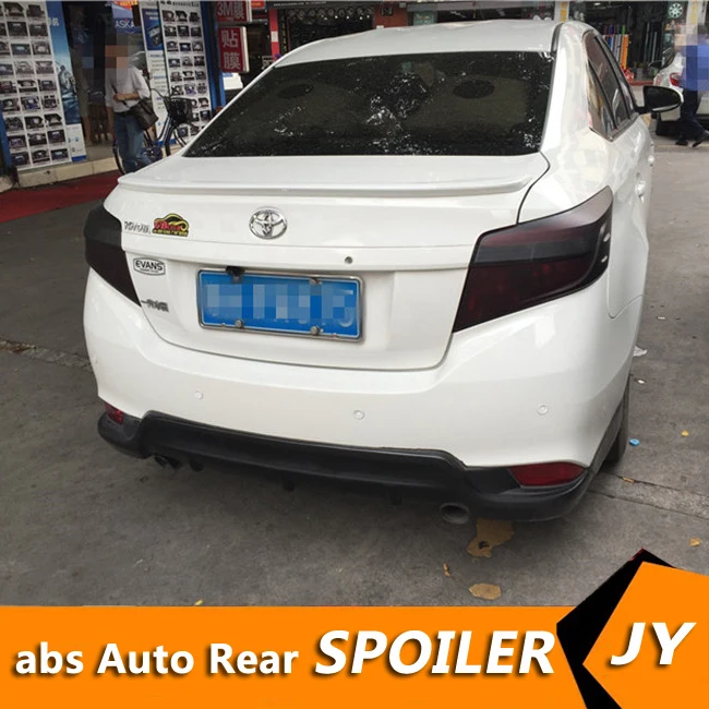 For TOYOTA VIOS Spoiler 2014 2017 VIOS spoiler High Quality ABS
