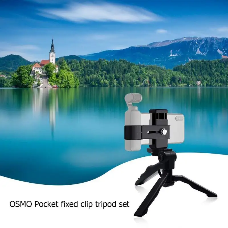 PULUZ смартфон фиксирующий Зажим кронштейн+ складной штатив для DJI OSMO Карманный