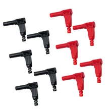 10 шт./компл. 2 цвета под прямым углом никелирование банановый динамик провод винт для кабеля штекерные разъемы(32A, 1000 V