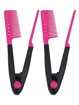 

Women V Type Design Hair Comb Folding Style Anti-static Combs Salon Haircut Hairdressing Styling Tool
