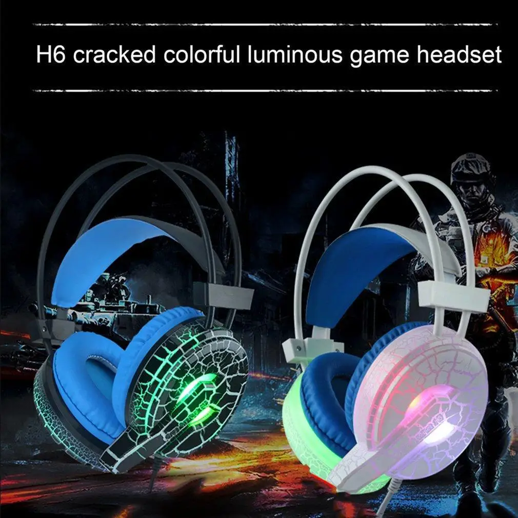 Gaming MIC LED Headset CellPhone Headphones For 3 5mm jack PC Phone Lot