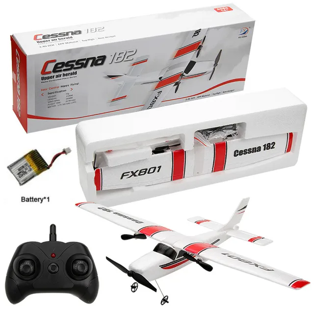 Remote Control Fighter Aircraft Toy Glider Aeroplane Fixed Wing Foam Aircraft Drop Resistance Toys for Children Kids Toy JS301