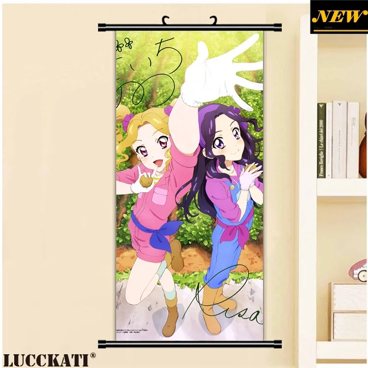 45X95 см Aikatsu! заслуживает максимальной оценки! Идол деятельности Ichigo Otome Aoi Ran Moe