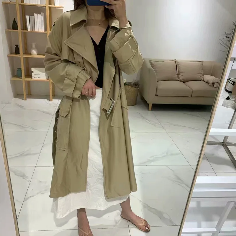 

Overplus of Goods Exported to Europe And US Autumn Women's New Style Plus-sized Mid-length Hong Kong Flavor Contour Type Elegant