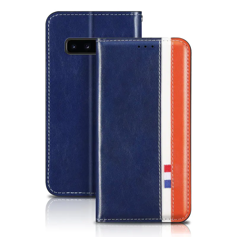 For Samsung Galaxy S20 Ultra Plus Leather Wallet Phone Back Cover S10 S10E S8 S9 S7 Edge Flip | Мобильные телефоны и