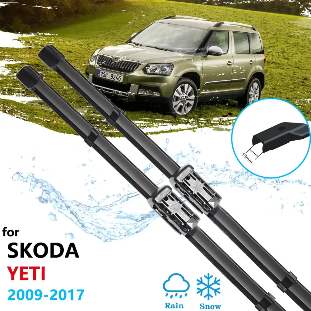 Автомобильные стеклоочистители для Skoda Yeti 2009 ~ 2017 лобовое стекло автомобильные