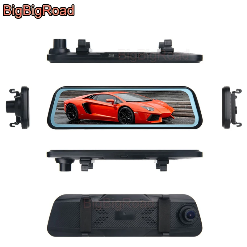 Bigbigroad Auto Dvr Dash Cam Flusso Specchietto Retrovisore Schermo Ips Per Alfa Romeo Mito Disco Volante Giulietta Tonale Gloria Spider