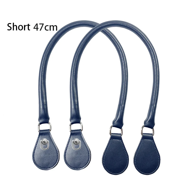 2021 New Leather Round Belt Handle with D Buckle Drops for City Chic Obag Basket Bucket Classic Mini Women Handbag O Bag 