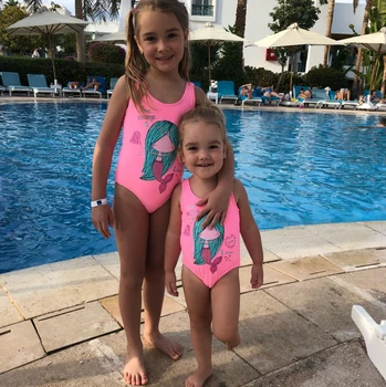 

Hirigin Sexy Flower Swimwear 2-8T Baby Gilrs Fits Cartoon Swimming Suit 2020 New Summer Bathing Suit Pink One Piece Swimsuit