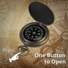 Портативный открытый альпинизм туризм кемпинг компас с фиксированной цепью навигационные принадлежности