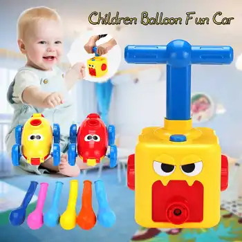

1 Set Power Balloon Launch Tower Toy Puzzle Fun Education Inertia Air Power Balloon Car Children Gift Science Experimen Toy