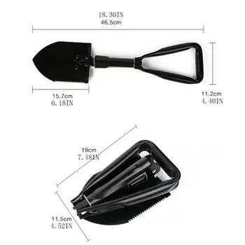 

Multi-function Folding Snow Shovel Car Outdoor Emergency Collapsible Triangle