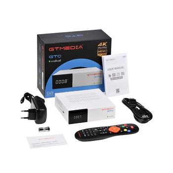 

HDMI Satellite Tv Receiver Tuner Dvb T2 dvb-s2 4k 1080P Built-in wifi Dvb-t2 dvb-c Dvbt2 Tuner android 6.0 TV Box Russian GTC