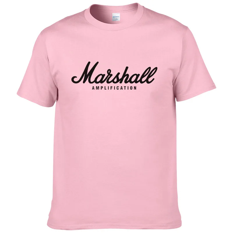 La venta caliente del verano algodón Marshall camiseta de los hombres уличная одежда manga corta camiseta de хип-хоп para los