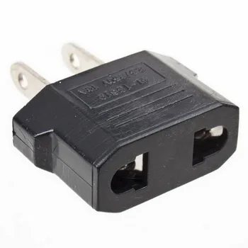 

Universal Travel Power Plug Adapter EU EURO to US USA Adaptor Converter AC Power Plug Adaptor Connector