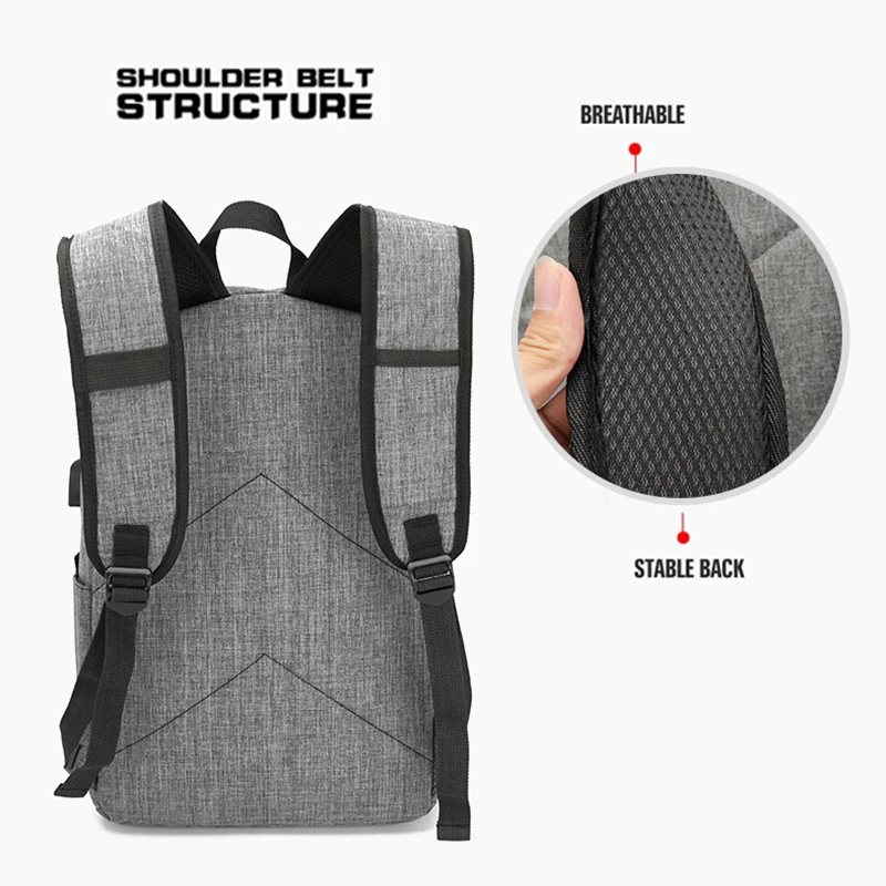 Новинка, мужской рюкзак, сумка, usb зарядка, 15,6 дюймов, ноутбук, Mochila, женский водонепроницаемый рюкзак, рюкзак, Школьный Рюкзак Для Путешествий