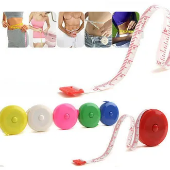 

1PCS Retractable Ruler Tape Measure Soft Flat Tape Body Fat Tester Body Fat Monitor Measure 60 Inch 1.5M Measure Tools