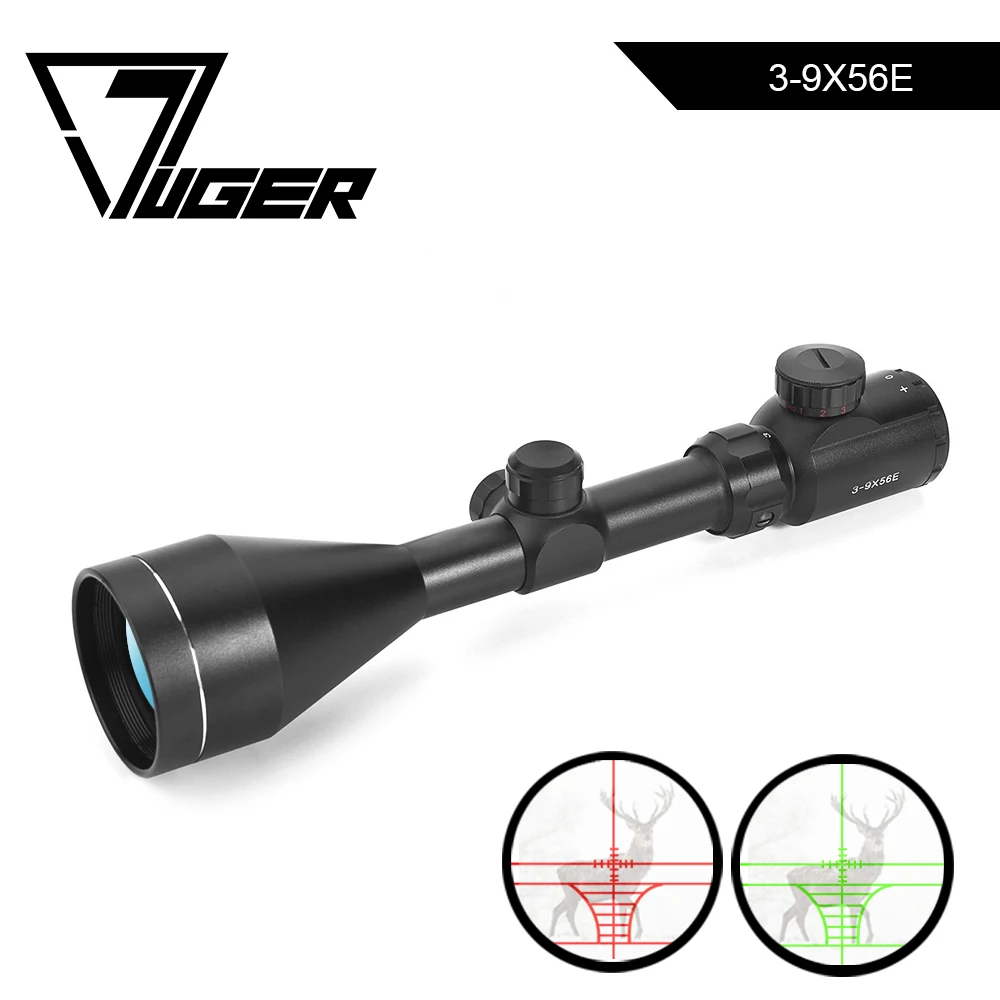 Тактический Оптический прицел LUGER 3-9X56 красный и зеленый мил-ДОТ оптический с
