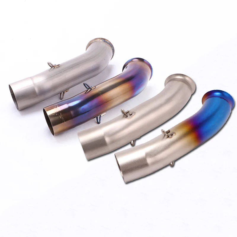 Mid Pipe Motorcycle Exhaust Pipe Slip On 51 mm Escape Reserve Original