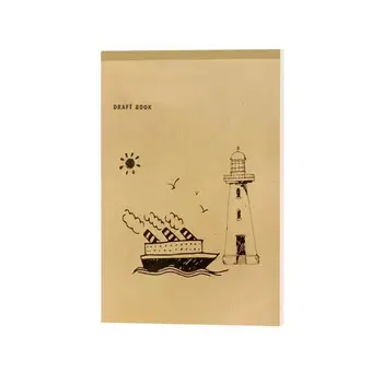 

New A4 Notebook Blank Inner Page Graffiti Draft Sketchbook Pages Note Paper Painting Thickened Beige 40 For Sketching J7J6
