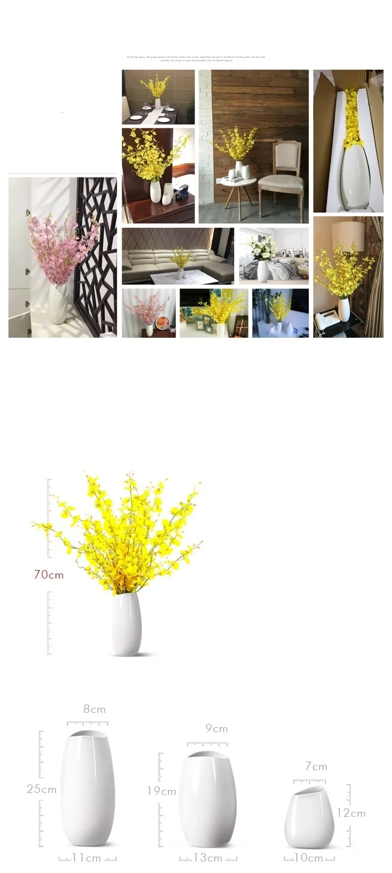 Jarron Васи Decorativi для Para Jardim ВАСО De Flor Jarrones Decorativos Moderno аксессуары для украшения дома Современные ваза для цветов