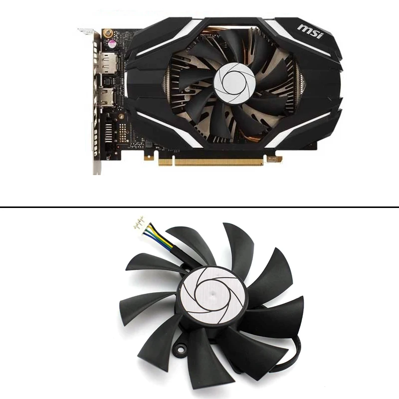 HA9015H12F-Z 85 мм 4PIN вентилятор охлаждения для MSI GeForce GTX1060 OC GTX950 R7 360 2GD5 графический вентилятор Замена DIY видеокарта