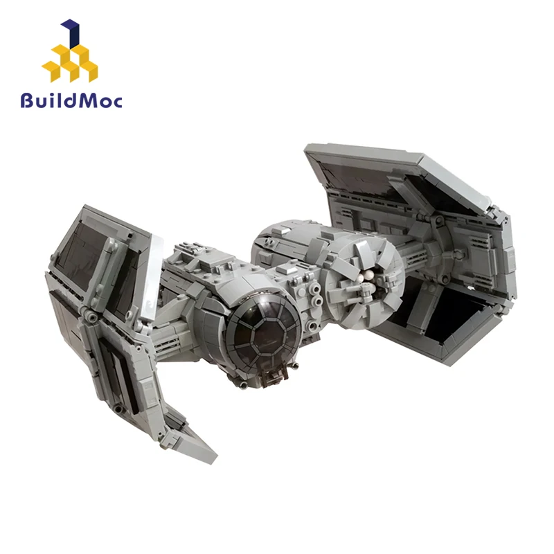 BuildMOC совместимые ноги Звездные войны MOC серии 13952 строительные блоки солдат фигурки бомбардировщик кирпич детские игрушки подарки - Цвет: c276 TIE Bomber