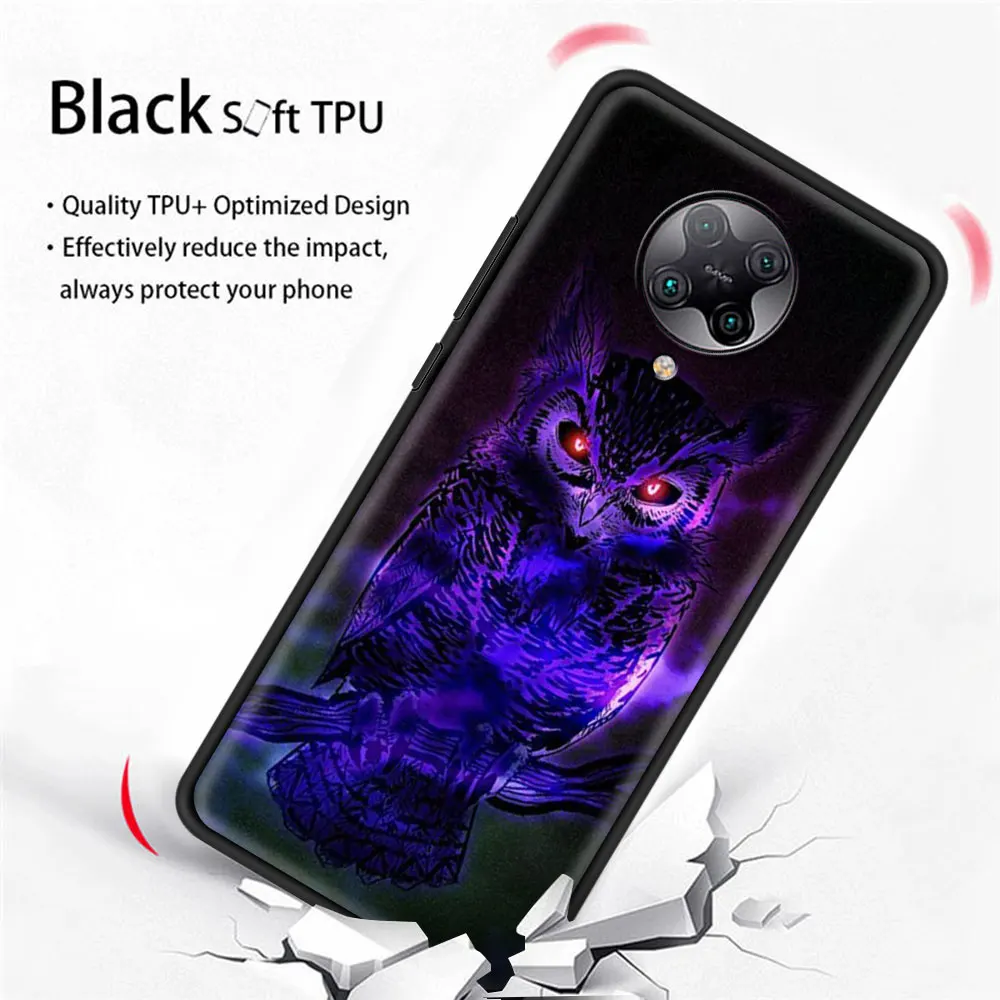 Adorable Baby Owl and Fox Cartoon Phone Case