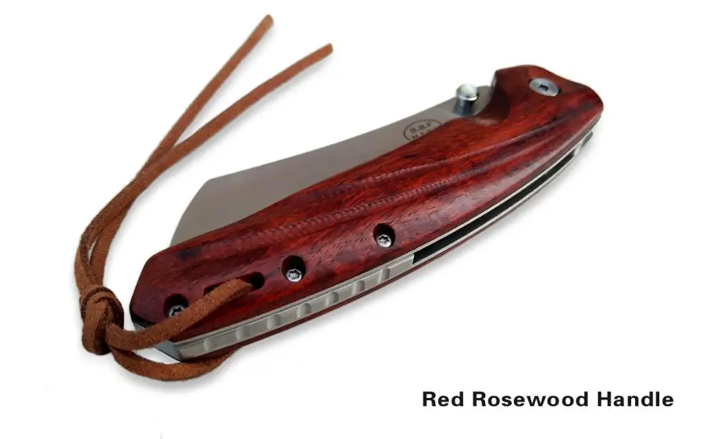 Складной нож охотничий карманный нож Cmping нож инструмент для выживания с деревянной ручкой AUS-8 сталь 58HRC для походов на открытом воздухе приключений рыбалки