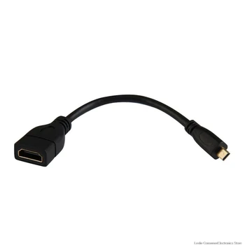 

Micro HDMI Type D Male to HDMI Female Type A Adapter cable M/F Converter Convertor for tablet pc tv mobile phone 1080P