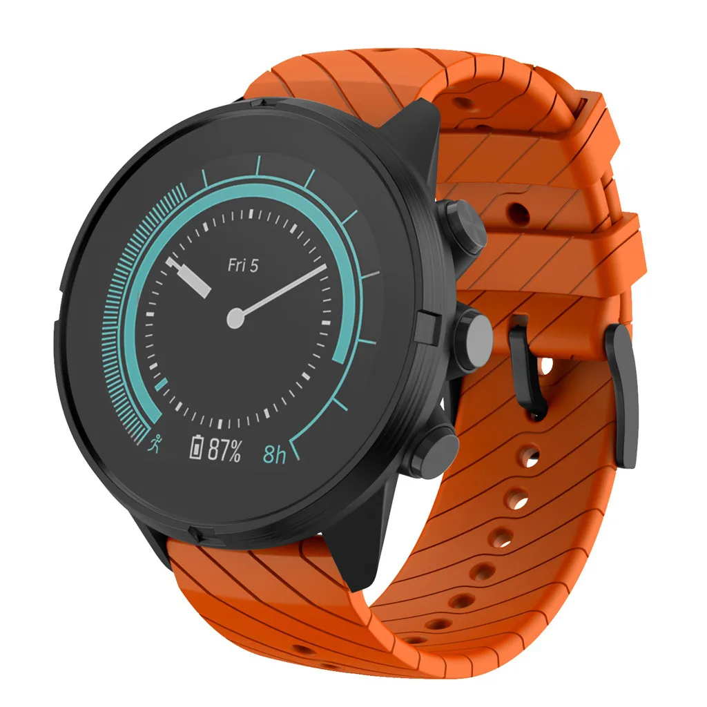 CARPRIE спортивный силиконовый браслет, ремешок для часов, ремешок для Suunto 9/9 Baro, медный ремешок для часов, браслет, аксессуары для часов