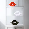Nordic Creative Ceramic Red Lip Disposition Flower Vase Desktop Dry Container Artificial Vase Christmas gift Home Romantic 3
