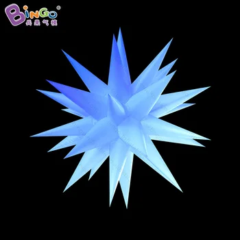 

stage show decoration light inflatable LED glittering star customized suspended lamp for night event