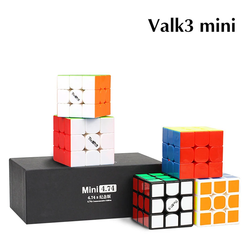 Qiyi Valk 3 Mini 3x3x3 скоростной куб valk3 4 74 s 3x3 магический valk3Mini головоломка игрушка