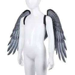 Хэллоуин Дети Крылья Ангела нетканые ткани 3D Крылья Ангела Хэллоуин косплей Крылья ангела для детей От 5 до 10 лет