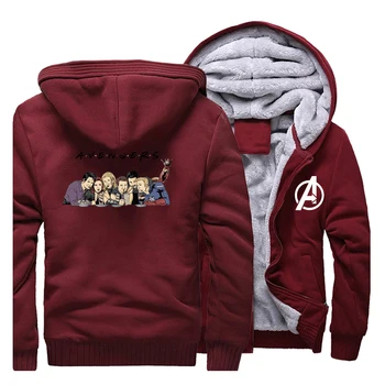 

Marvel Avengers Fashion Design Hoodie Mens Endgame Fleece Sportswear Hip Hop tracksuits Streetwear Autumn Harajuku Men Coat