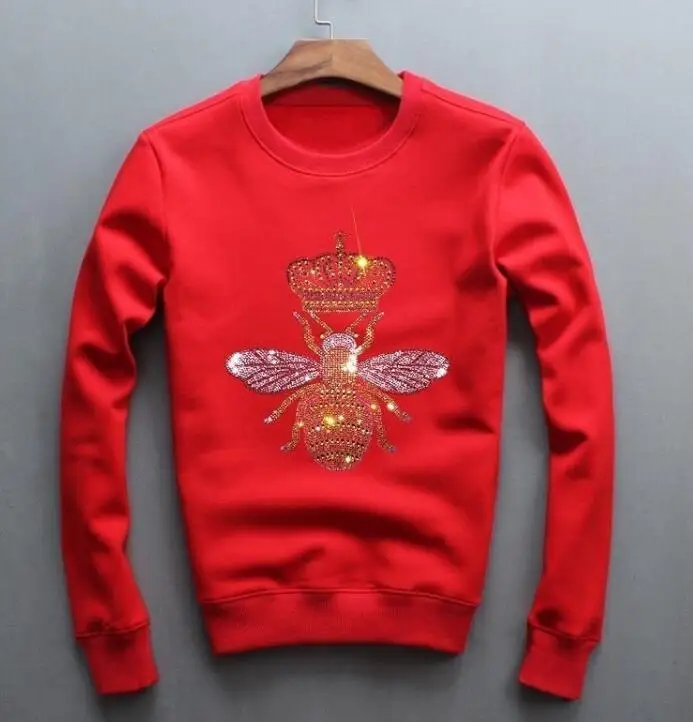 

Мужская толстовка с капюшоном, Новинка весна-осень 2019, лидер продаж, новая уличная одежда, хлопковые мужские толстовки, пуловер со стразами