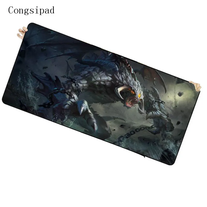 900*400*2mm DOTA 2 Boys Love Game Customized Speed Version Large Gaming Locking Edge Mouse Keyboard