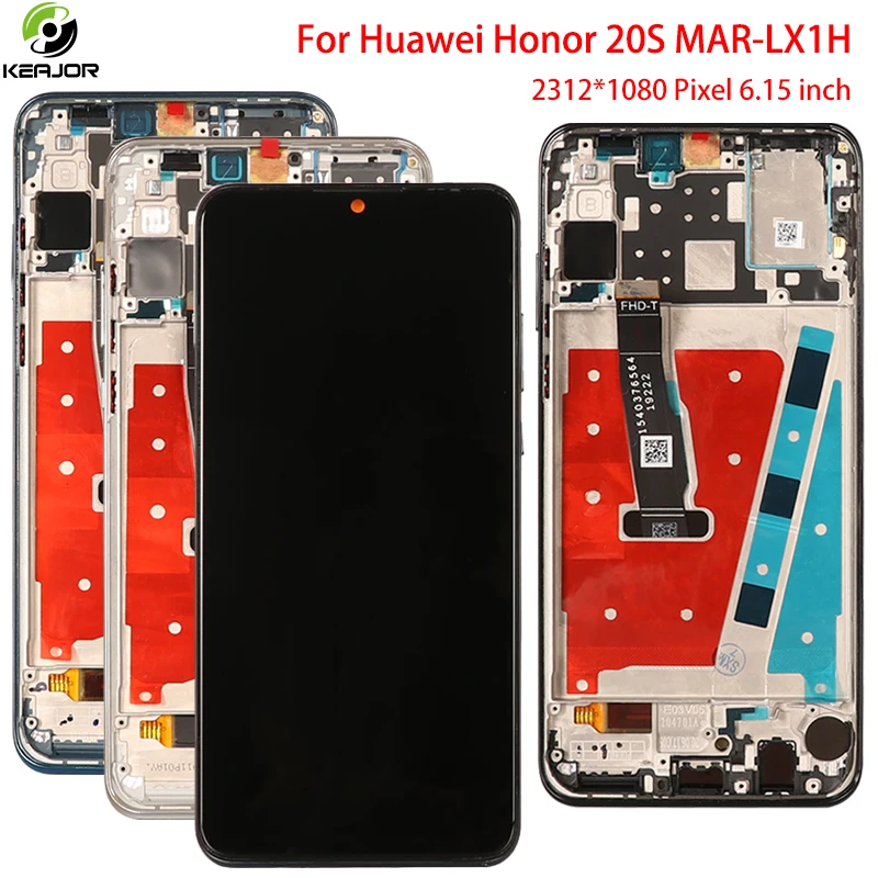 Дисплей для Huawei Honor 20S ЖК дисплей + сенсорный экран FHD дигитайзер панель аксессуар