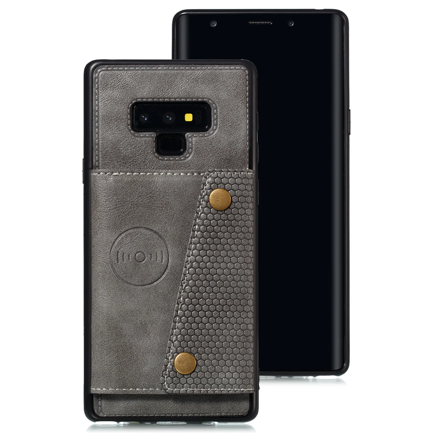 Складной слот для карт, чехол для samsung galaxy Note 9 10, роскошный кожаный крепкий держатель с магнитным креплением note10 Pro, чехол для телефона