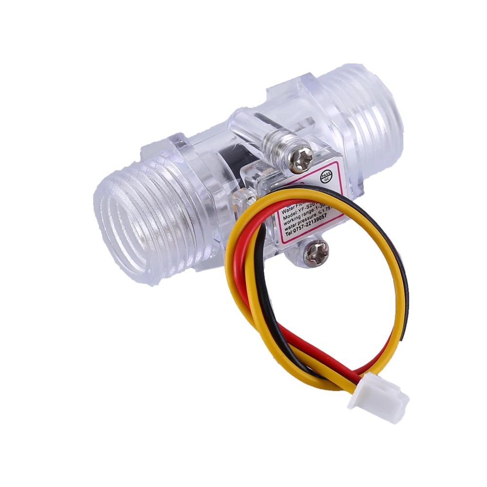 DN15 DC 5V 12V 1/2 дюйма G1/2 четкий поток воды зал Сенсор переключатель прозрачный расходомер зал Сенсор счетчик 1.75MPa 30L/мин