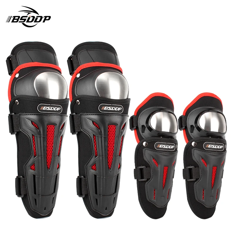 

4pcs Motorcycle Motocross Knee Protector Brace Protection Elbow Pad Kneepad For Yamaha TMAX 500 R1 R6 R125 R15 FZ16 MT09 MT07 10