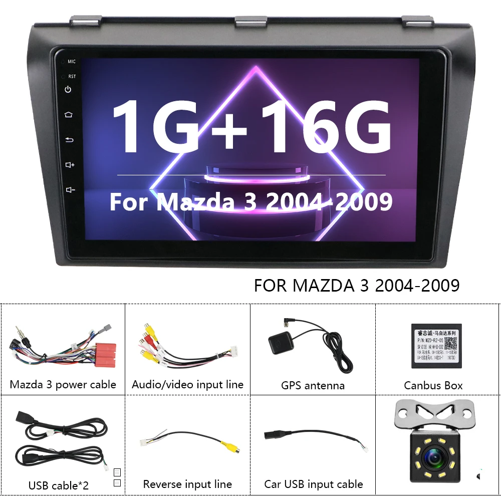 Camecho 2Din Android 8,1 gps Автомагнитола " 1G+ 32G автомобильный мультимедийный плеер Unversal gps Bluetooth WiFi USB FM автомобильный аудио Радио стерео - Цвет: With  8 IR Camera