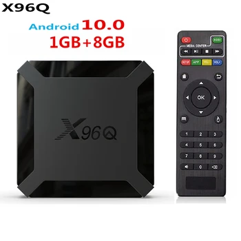 

2020 New x96Q x96 Q 4k android 10.0 tvbox 1G 8G Allwinner H313 Quad Core samrt tv box France Spain