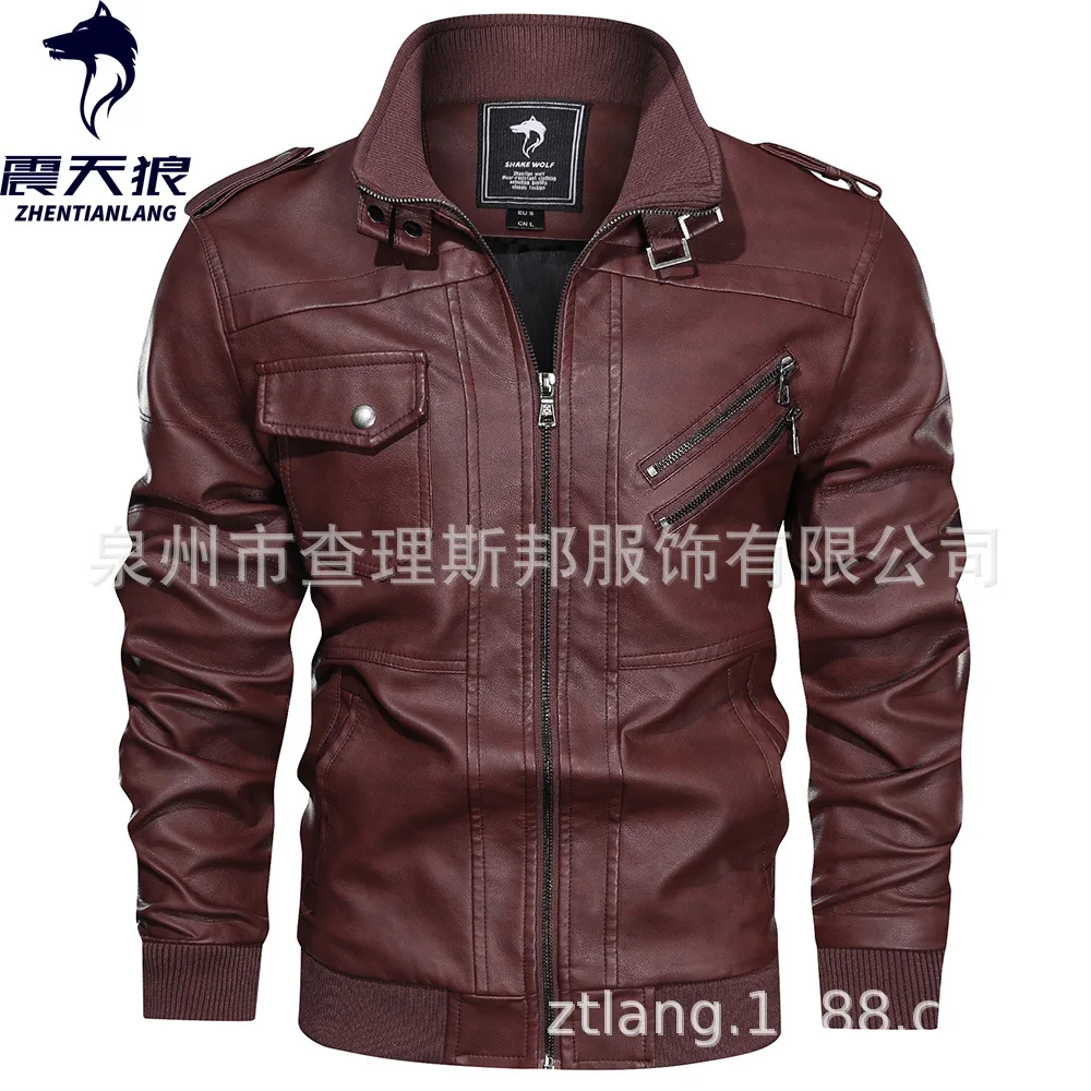 AliExpress мужская куртка из искусственной кожи мытая кожаная форма рабочая одежда Вегетарианская куртка