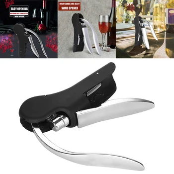 

Wine Openers Tool Set Fashion Wine Opener Bar Lever Corkscrew Convenient Bottle Openers Foil Cutter Cork Tire Drill Lifter Kit