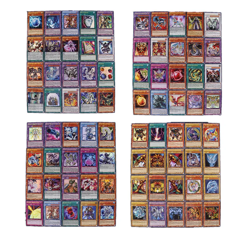 Yu Gi Oh японское аниме 100 шт. разные английские карты слияние от перегрузки
