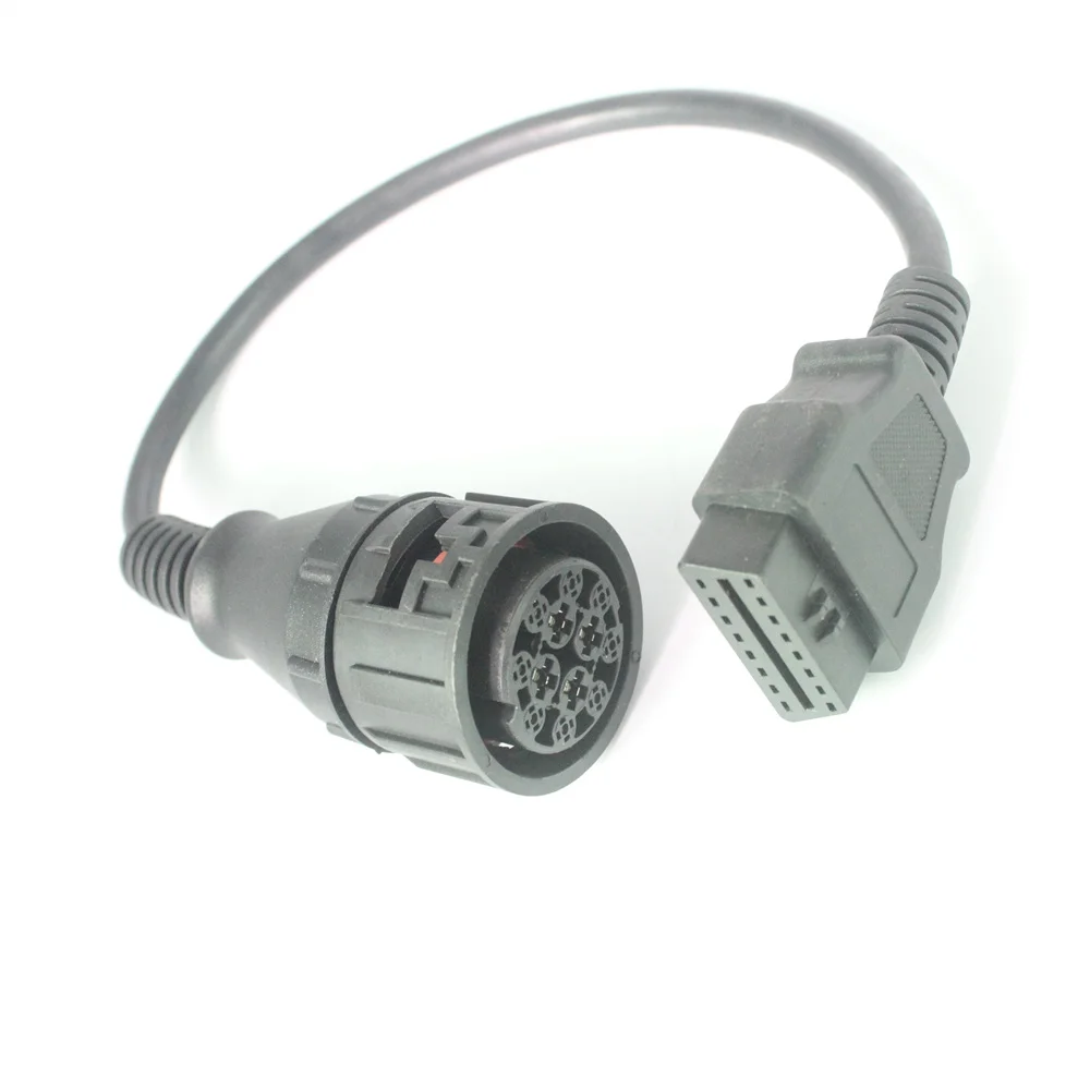 Acheheng Truck cables For Man 12Pin to OBD2 16Pin Female Connector DLC OBD OBDII for Man 12 PIN diagnostic Truck Cable